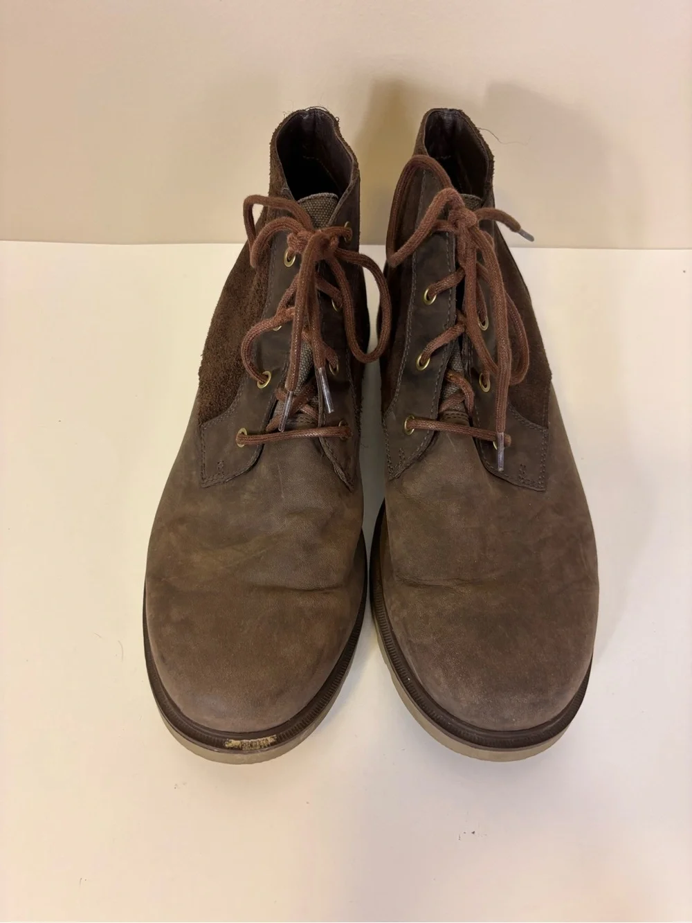Sorel Men's Brown Suede & Leather Chukka Boots 12
